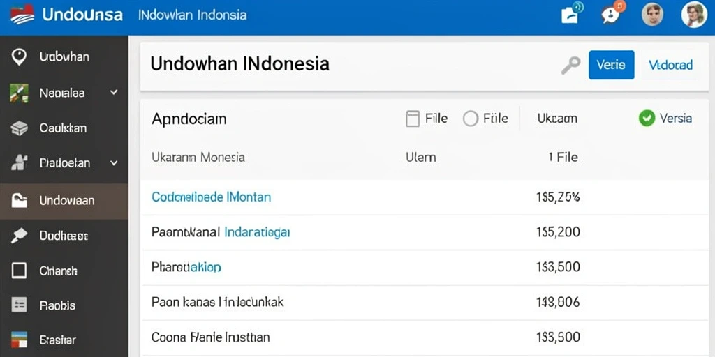 Tampilan antarmuka yang user-friendly.