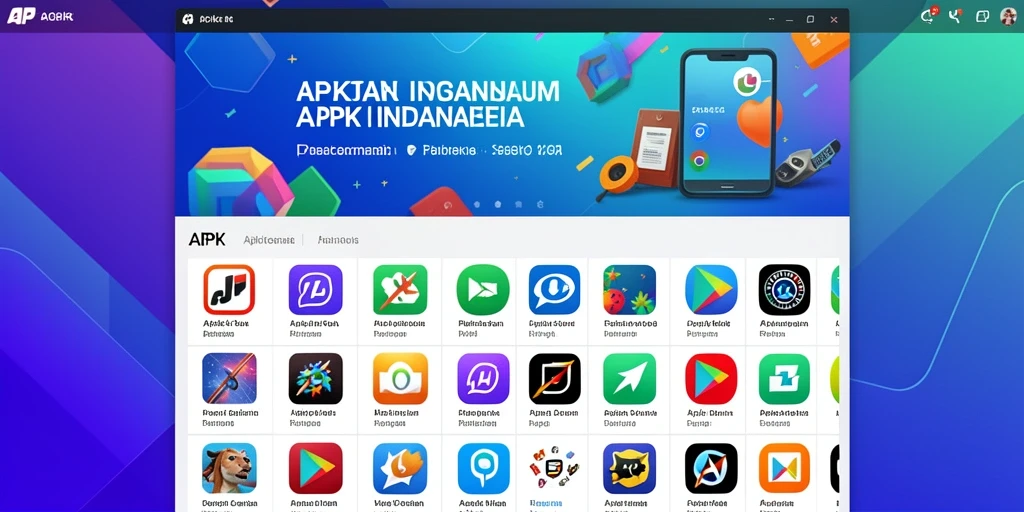 Tampilan utama yang menarik dan intuitif.