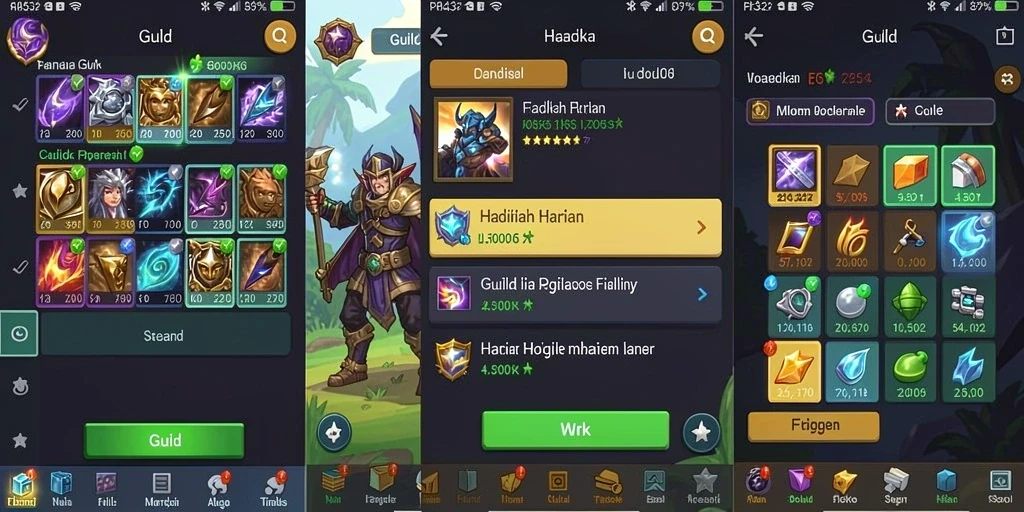 Tampilan menu utama HOKAGE77 yang menawan.