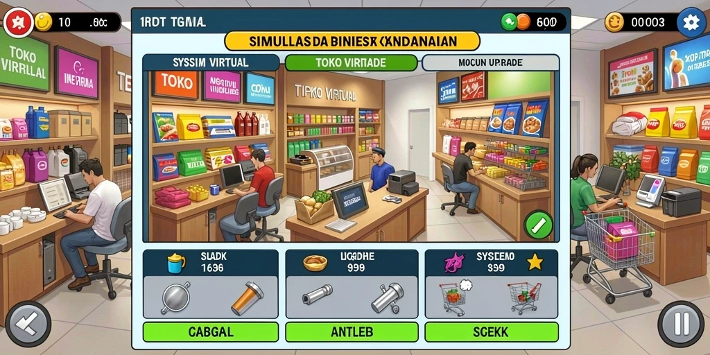 Tampilan antarmuka yang intuitif dan menarik.