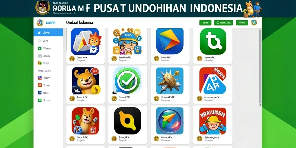 Tampilan awal yang menarik dan penuh warna.