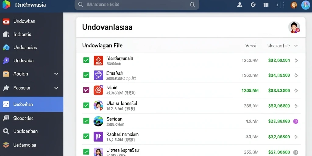 Tampilan antarmuka yang ramah pengguna dan mudah dinavigasi.