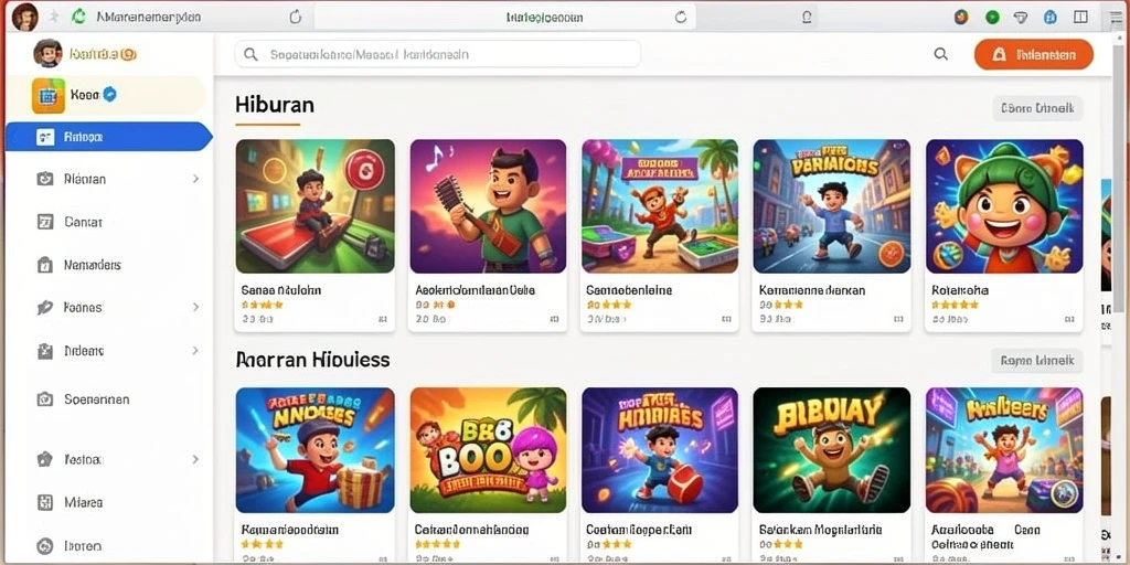 Tampilan antarmuka pengguna yang intuitif dan ramah.