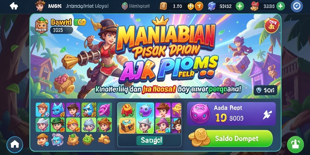 Tampilan antarmuka yang menarik dan sederhana.