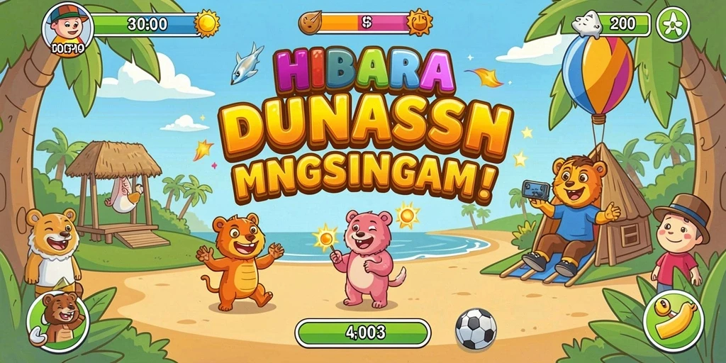 Tangkapan layar menampilkan aksi seru dalam permainan.